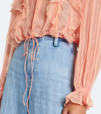 Ulla Johnson Delfina ruffled silk chiffon blouse | Thumbnail 2 Ulla Johnson Delfina ruffled silk chiffon blouse | Thumbnail 2