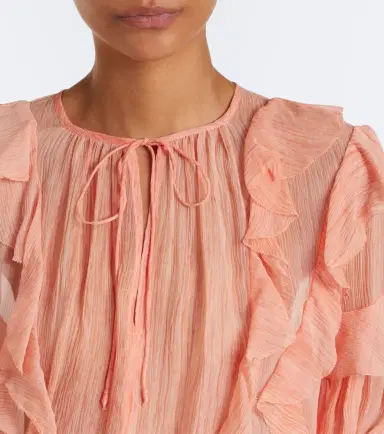 Ulla Johnson Delfina ruffled silk chiffon blouse | Thumbnail 5 Ulla Johnson Delfina ruffled silk chiffon blouse | Thumbnail 5