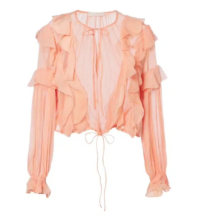 Ulla Johnson Delfina ruffled silk chiffon blouse