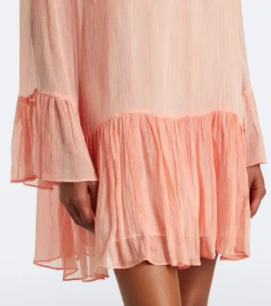 Ulla Johnson Emmeline ruffled silk chiffon minidress | Thumbnail 4 Ulla Johnson Emmeline ruffled silk chiffon minidress | Thumbnail 4
