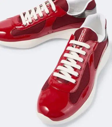 Prada America's Cup leather-trimmed sneakers | Thumbnail 3 Prada America's Cup leather-trimmed sneakers | Thumbnail 3