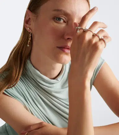 Spinelli Kilcollin Inara Heart sterling silver ring with diamonds | Thumbnail 4