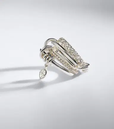 Spinelli Kilcollin Inara Heart sterling silver ring with diamonds | Thumbnail 6