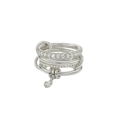 Spinelli Kilcollin Inara Heart sterling silver ring with diamonds | Thumbnail 1