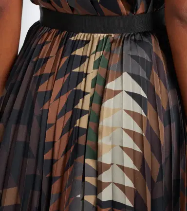 Sacai x A. P.C. plissé printed midi skirt | Thumbnail 2 Sacai x A. P.C. plissé printed midi skirt | Thumbnail 2