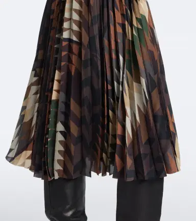 Sacai x A. P.C. plissé printed midi skirt | Thumbnail 6 Sacai x A. P.C. plissé printed midi skirt | Thumbnail 6