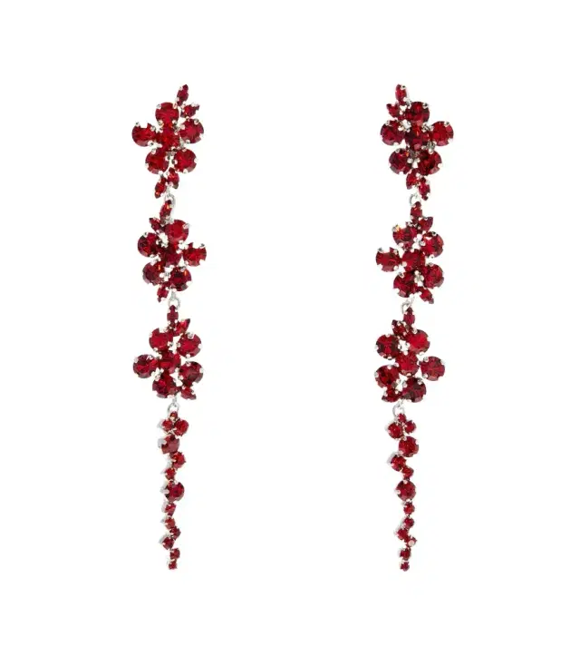 Simone Rocha Crystal-embellished drop earrings