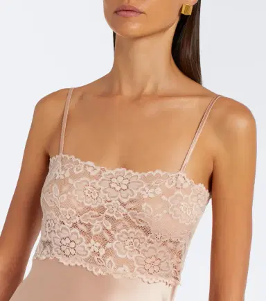 Aya Muse Myra lace and satin gown | Thumbnail 4 Aya Muse Myra lace and satin gown | Thumbnail 4
