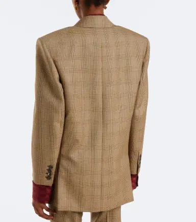 Saint Laurent Prince of Wales check wool blazer | Thumbnail 3 Saint Laurent Prince of Wales check wool blazer | Thumbnail 3