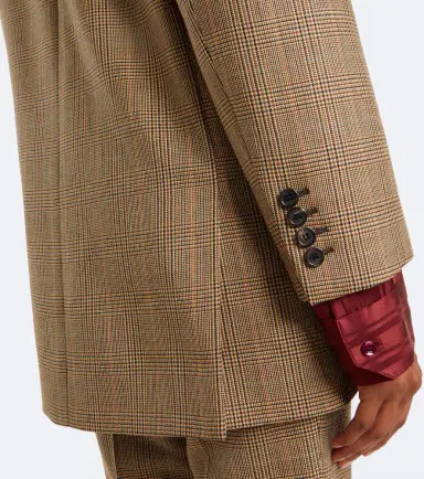 Saint Laurent Prince of Wales check wool blazer | Thumbnail 4 Saint Laurent Prince of Wales check wool blazer | Thumbnail 4