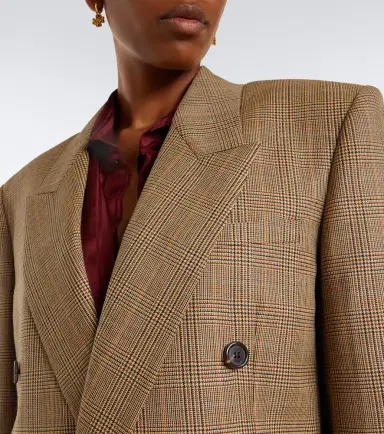Saint Laurent Prince of Wales check wool blazer | Thumbnail 5 Saint Laurent Prince of Wales check wool blazer | Thumbnail 5