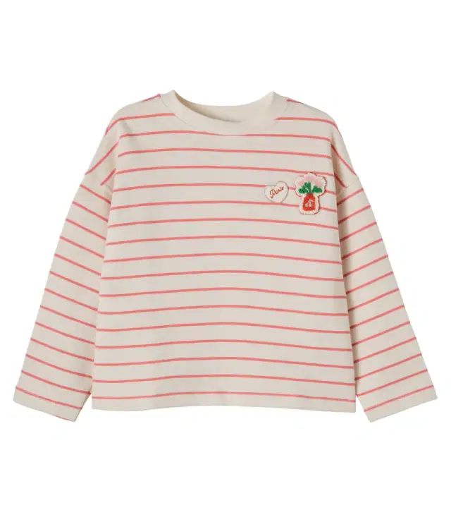 Bonpoint Gaya striped cotton-blend sweatshirt