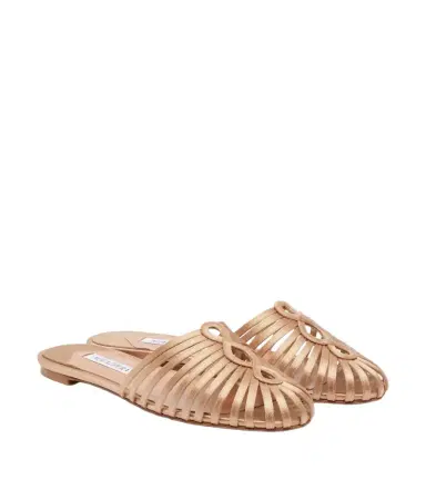 Aquazzura Sweet Surrender satin mules | Thumbnail 1 Aquazzura Sweet Surrender satin mules | Thumbnail 1