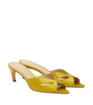 Victoria Beckham Harlow Mask satin mules | Thumbnail 1 Victoria Beckham Harlow Mask satin mules | Thumbnail 1