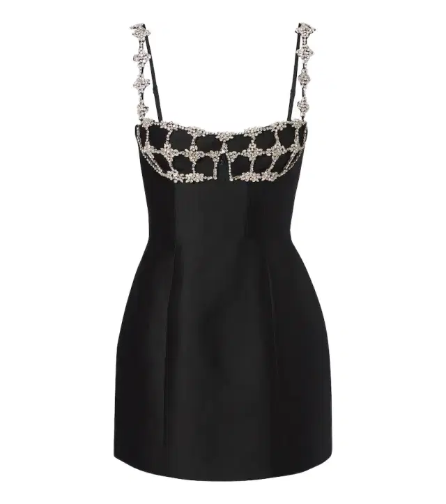 Rachel Gilbert Acacia wool and silk bustier dress