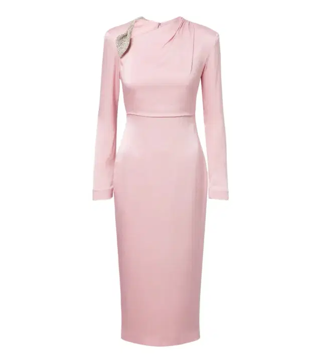 Rachel Gilbert Oryx embellished crêpe satin cocktail dress