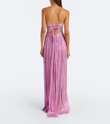 Maria Lucia Hohan Kamina metallic silk corset gown | Thumbnail 3