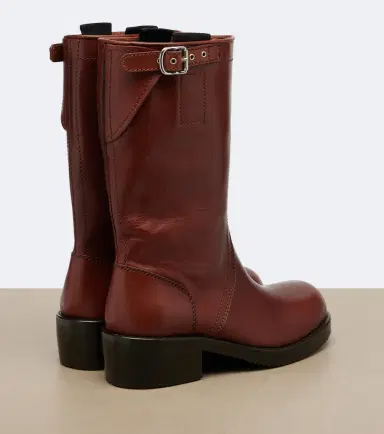 Dries Van Noten Leather biker boots | Thumbnail 2 Dries Van Noten Leather biker boots | Thumbnail 2