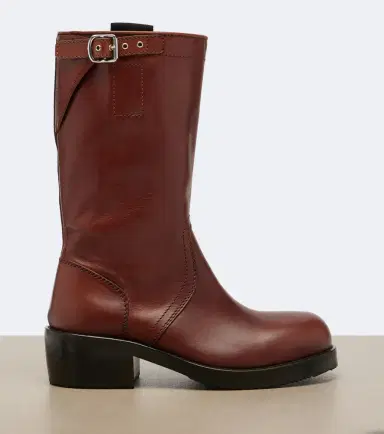 Dries Van Noten Leather biker boots | Thumbnail 4 Dries Van Noten Leather biker boots | Thumbnail 4