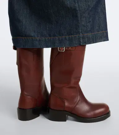 Dries Van Noten Leather biker boots | Thumbnail 6 Dries Van Noten Leather biker boots | Thumbnail 6
