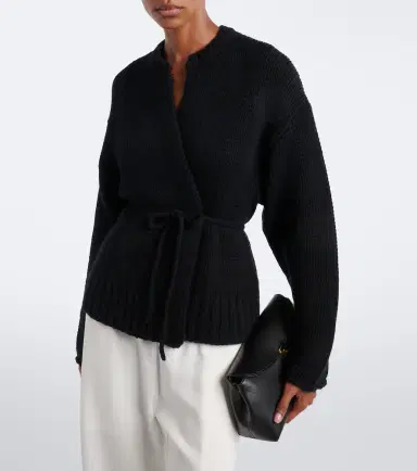 Extreme Cashmere N°384 Ginza cashmere wrap cardigan | Thumbnail 2