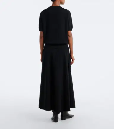 Extreme Cashmere N°498 Grace cashmere-blend maxi skirt | Thumbnail 5