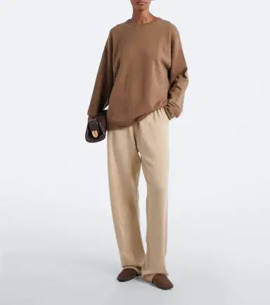 Extreme Cashmere N°479 Runaway cashmere-blend straight pants | Thumbnail 2 Extreme Cashmere N°479 Runaway cashmere-blend straight pants | Thumbnail 2