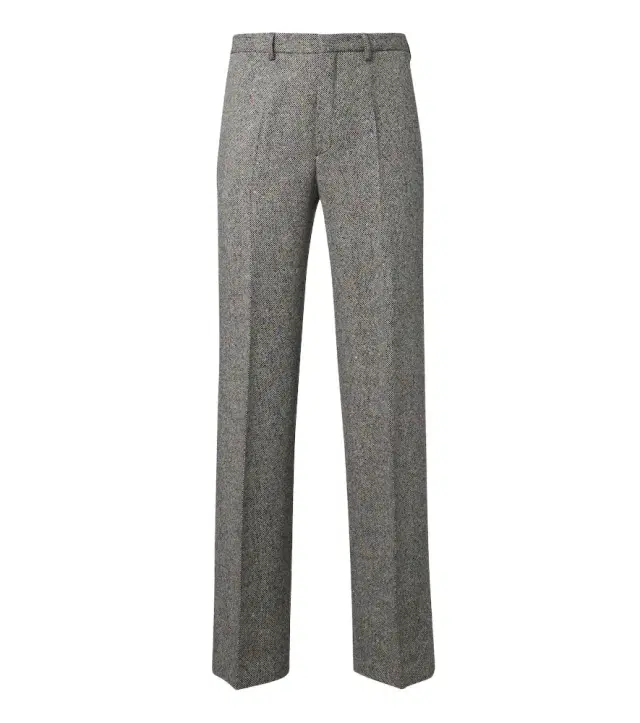 Dries Van Noten Checked wool straight pants