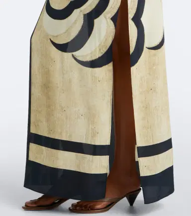 SIR. Sona printed silk maxi dress | Thumbnail 5