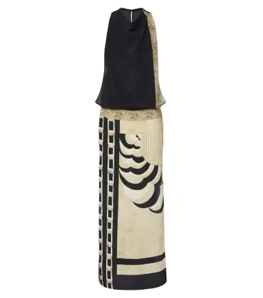 SIR. Sona printed silk maxi dress | Thumbnail 1