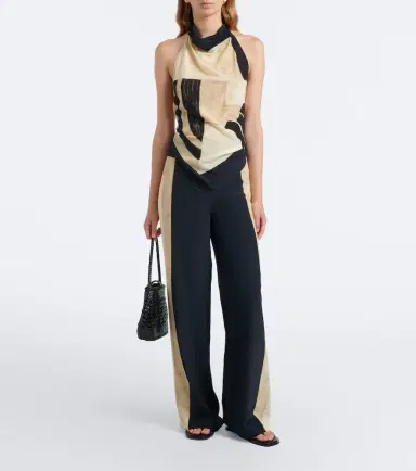 SIR Sona printed silk top | Thumbnail 5