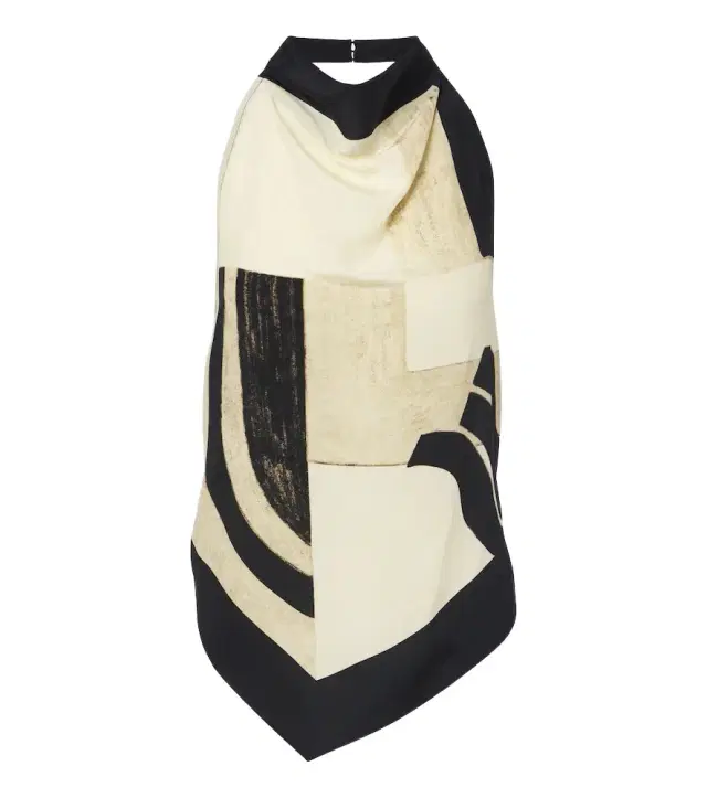 SIR Sona printed silk top