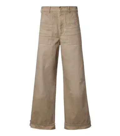 Acne Studios Cotton twill wide-leg pants | Thumbnail 1