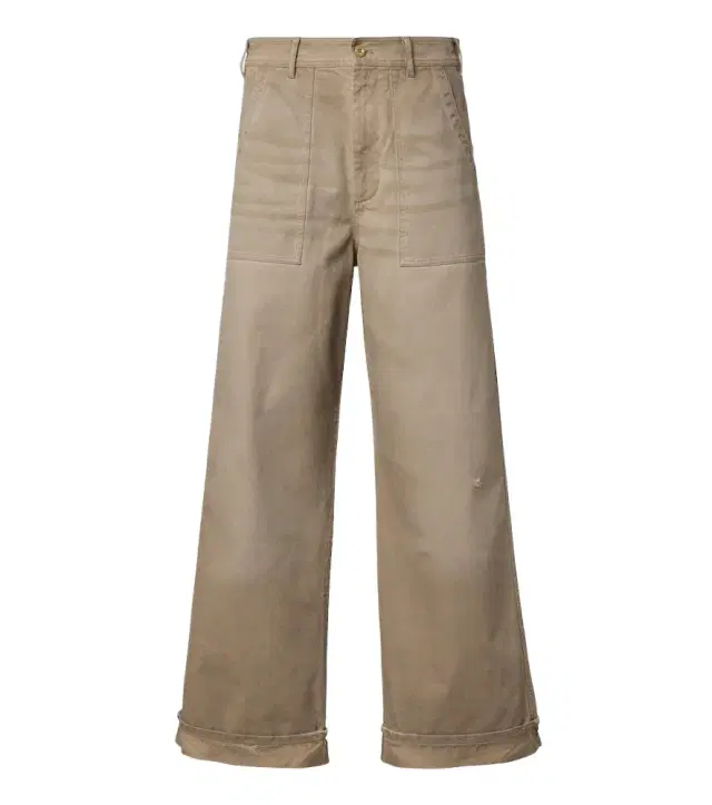 Acne Studios Cotton twill wide-leg pants