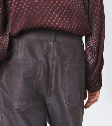 Maison Margiela Cotton wide-leg pants | Thumbnail 3 Maison Margiela Cotton wide-leg pants | Thumbnail 3