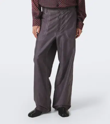 Maison Margiela Cotton wide-leg pants | Thumbnail 4 Maison Margiela Cotton wide-leg pants | Thumbnail 4