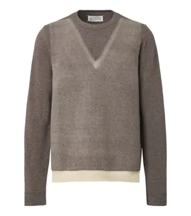 Maison Margiela Printed virgin wool sweater | Thumbnail 1