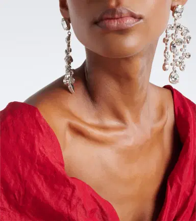 Magda Butrym Crystal-embellished drop earrings | Thumbnail 5