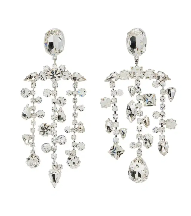 Magda Butrym Crystal-embellished drop earrings