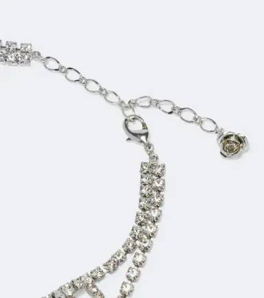 Magda Butrym Floral-appliqué embellished choker | Thumbnail 3