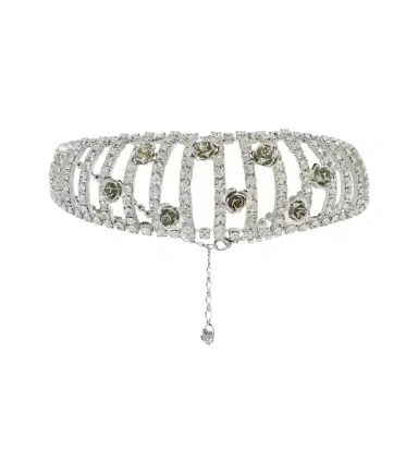 Magda Butrym Floral-appliqué embellished choker | Thumbnail 1