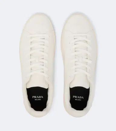 Prada Court leather sneakers | Thumbnail 3 Prada Court leather sneakers | Thumbnail 3