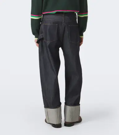 JW Anderson Embroidered wide-leg jeans | Thumbnail 5 JW Anderson Embroidered wide-leg jeans | Thumbnail 5
