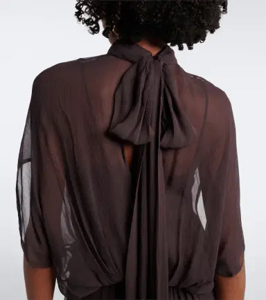 Staud Viviana sheer maxi dress | Thumbnail 2