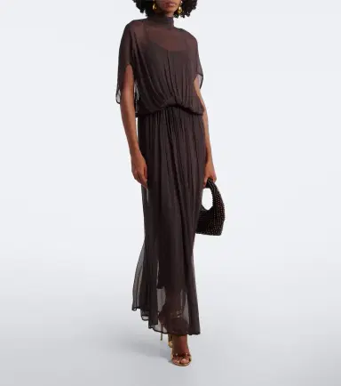 Staud Viviana sheer maxi dress | Thumbnail 6