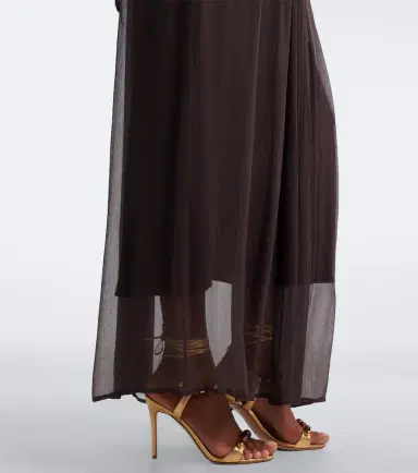 Staud Viviana sheer maxi dress | Thumbnail 7