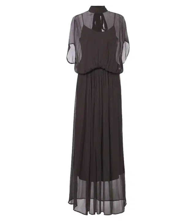 Staud Viviana sheer maxi dress
