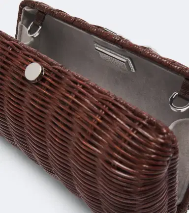 Judith Leiber Couture Poppy embellished woven clutch | Thumbnail 3