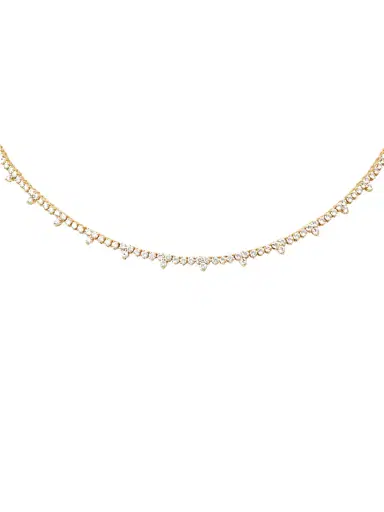 Wish Fine Jewelry 2.99ct Diamond 18K Gold Stationed Necklace | Thumbnail 1 Wish Fine Jewelry 2.99ct Diamond 18K Gold Stationed Necklace | Thumbnail 1