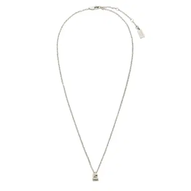 Fendi Necklace with a thin chain and a three-dimensional cube | Thumbnail 1